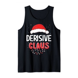 Derisive Santa Claus Christmas Matching Costume Tank Top