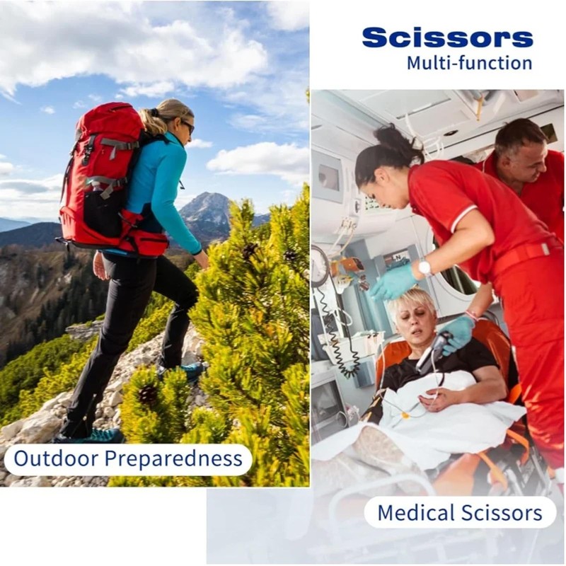 MYLEUS Heavy-Duty Emergency Response Shear with Strap Cutter & Glass