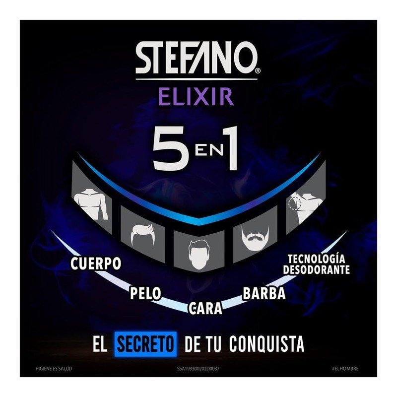Stefano Jabón Liquido Corporal Black 400 ml