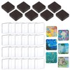 25pcs Blank Acrylic Fridge Magnets Set, 2" x 2“ Personal