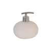 MSV ABS Sand Ceramic Stone Manali Soap Dispenser, Beige