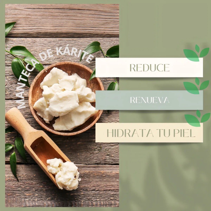 Manteca De Karite Orgánica 100% Pura 1 Kg Shea Butter