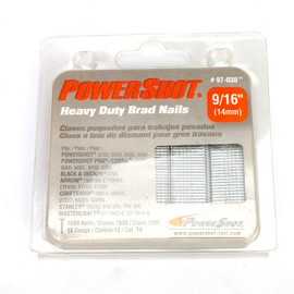 Arrow Fastener 97-030CS 9/16-Inch Brad Nails, 18-Gauge