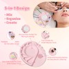Paleta De Mezcla De Maquillaje De Silicona Bandeja Reutilizable Fácil