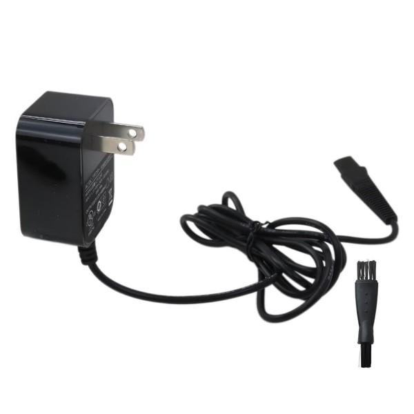 Zafina-UP Black Shaver Charger 12V Power Cord for B-raun Series