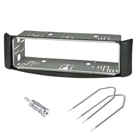 1 DIN Car stereo facia radio adapte for Smart Fortwo + aerial antenna adapter + keys 1 din