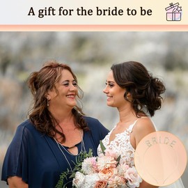 Gold Bride Headband for Wedding Bachelorette Party Decorations Women Friends Family Bridal Shower Gifts for Bride to Be Rhinestone Headband