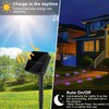 Solar String Lights Outdoor 8 LEDs, Paw Print Lights, Waterproof,