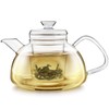 Teabloom Innovative Filtered Borosilicate Glass Teapot With Microdot Loose Tea