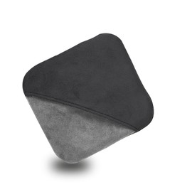 SKERJOVL Car Screen Cleaner Cloth, Microfiber Non-Scratch Touch Screen Cleaning Pad, 3.92" Square Palm Cleaner Wipe, Reusable Auto Cleaning Tool for Car Dashboard, LCD Display, and Interior (Black)