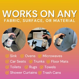 The Stink Solution Car, Kitchen, & Bathroom Odor Eliminator Spray | Trash Can & Toilet Deodorizer, Kitchen Spray, Garbage Odor Remover | 3 4 oz Bottles in Midnight, Sugar Cookie, & Shower Fresh Scents