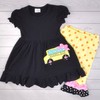 Unique Baby Girls Back to School Bus Tunic Boutique Outfit