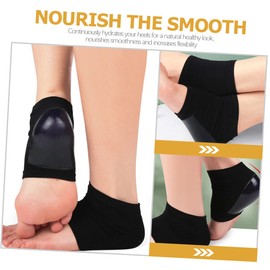 Baluue 5sets Comfortable Foot Support Heel Brace Washable Heel Sleeves Portable Protector for Outdoor Use 2pairs*5
