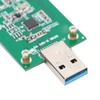 Riser Card PCBA Conveter Adapter MSATA SSD to USB 3.0