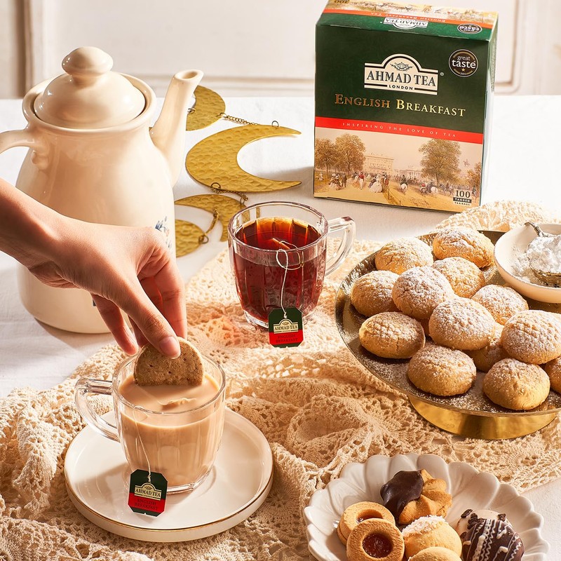 Ahmad Tea Black Tea, English Breakfast Teabags, 100 ct -