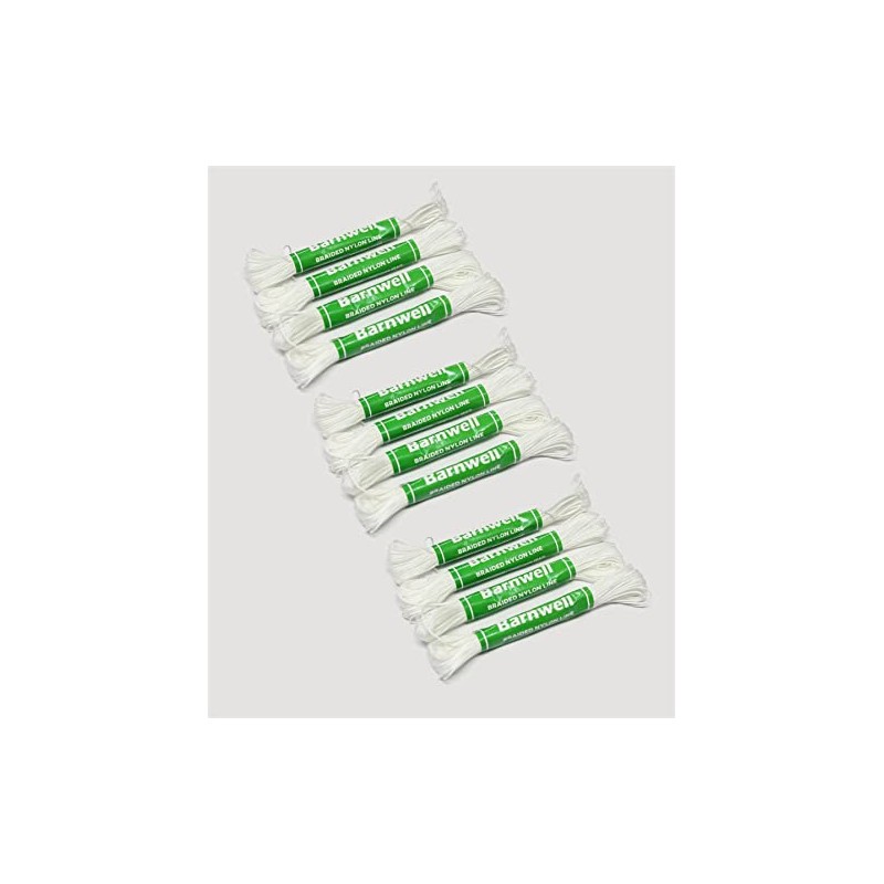 Barnwell 12 x 18m Hanks Size A Braided Nylon Brick