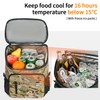 Kalesi Cooler Backpack 36 Cans Lightweight Insulated Backpack Cooler Leak-Proof