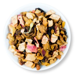1001 Frucht Rhubarb Summer Tea - Loose Fruit Tea - Creamy, Sweet Fruit Tea with Rhubarb Pieces - 100 g