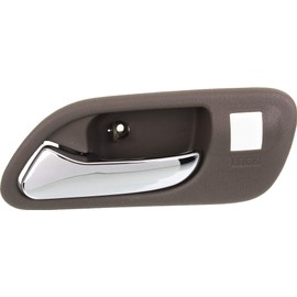 Garage-Pro Interior Door Handle Compatible with 2001-2006 Acura MDX, Fits 1999-2003 Acura TL Front, Driver Side Beige Bezel with Chrome Lever