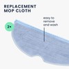 kwmobile 2x Replacement Mop Cloths Compatible with Roborock S7 /
