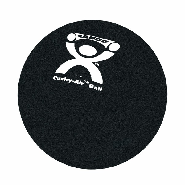 CanDo 30-1740BLK Cushy-Air Hand Ball, 10", Black