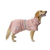 Huskimo Peak Dog Waterproof Raincoat, Dusty Pink, 73cm