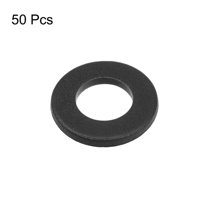 uxcell Nylon Flat Washers 10mm OD 5mm ID 1mm Thickness