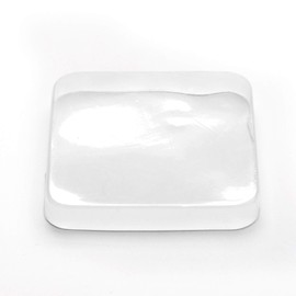 American Metalcraft LGJ6 PET Lid for Glass Square Jar (Fits Model GJ6), One Dozen