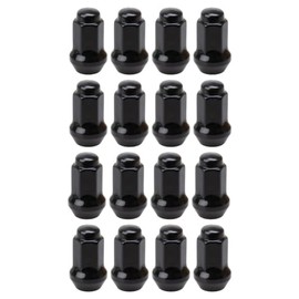 Tusk Tapered Lug Nut Kit 3/8" (16-Pack) w/14mm Head Black Compatible with RZR 800/RZR S 800 with or Without EPS 2007-2014