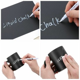 White Liquid Chalk Pen Marker For Windows Glass Chalkboard Blackboard Art (1)