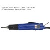 Electric Screwdriver Semi Automatic Adjustable Torsion 850rpm for 2‑6mm Screw