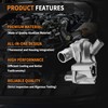 GLOCRORET Aluminum Thermostat Housing Assembly Compatible with 2001-2005 Ford Explorer,