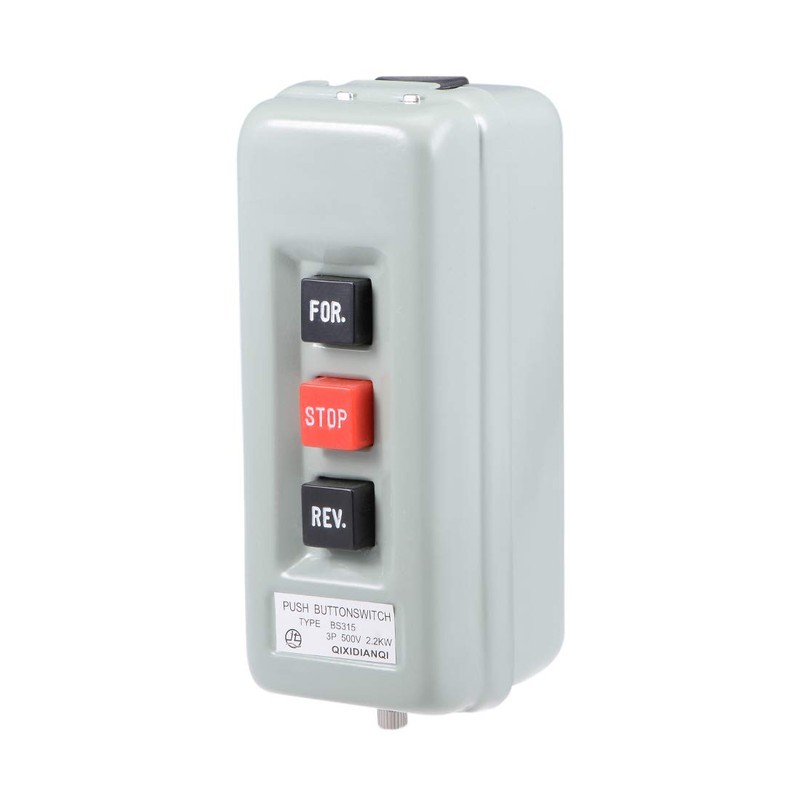 uxcell Self Locking Forward Stop Reverse Pushbutton Push Button Station