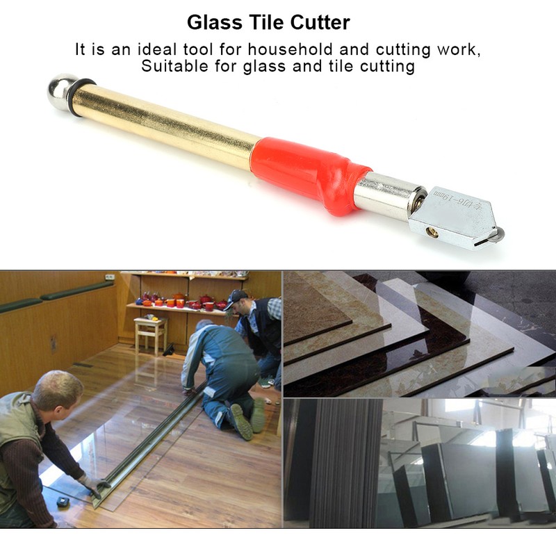 1Pc Metal Handle Roller Glass Push Knife Tile Cutter Mirror