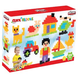 Pilsan pilsan03 296 Click Blocks Spielzeug-Set (200 Teile)