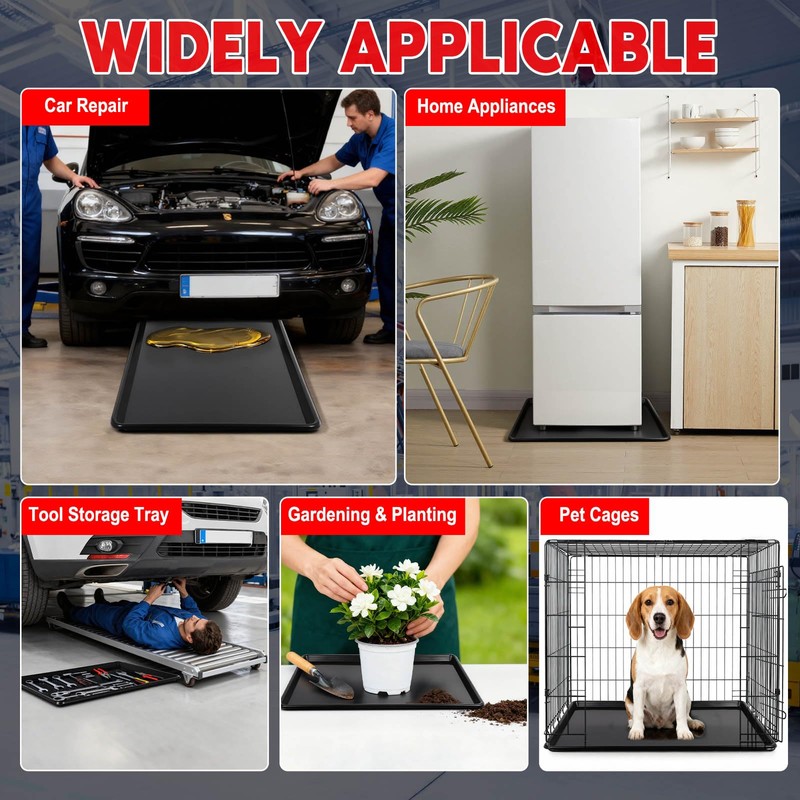 3Pcs extra Large Oil Drip Pan, Oil Drip Tray for
