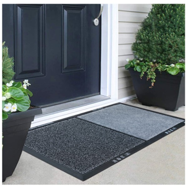 SINOPED 17.7 * 31.5 inch Doormat with Dry and Wet