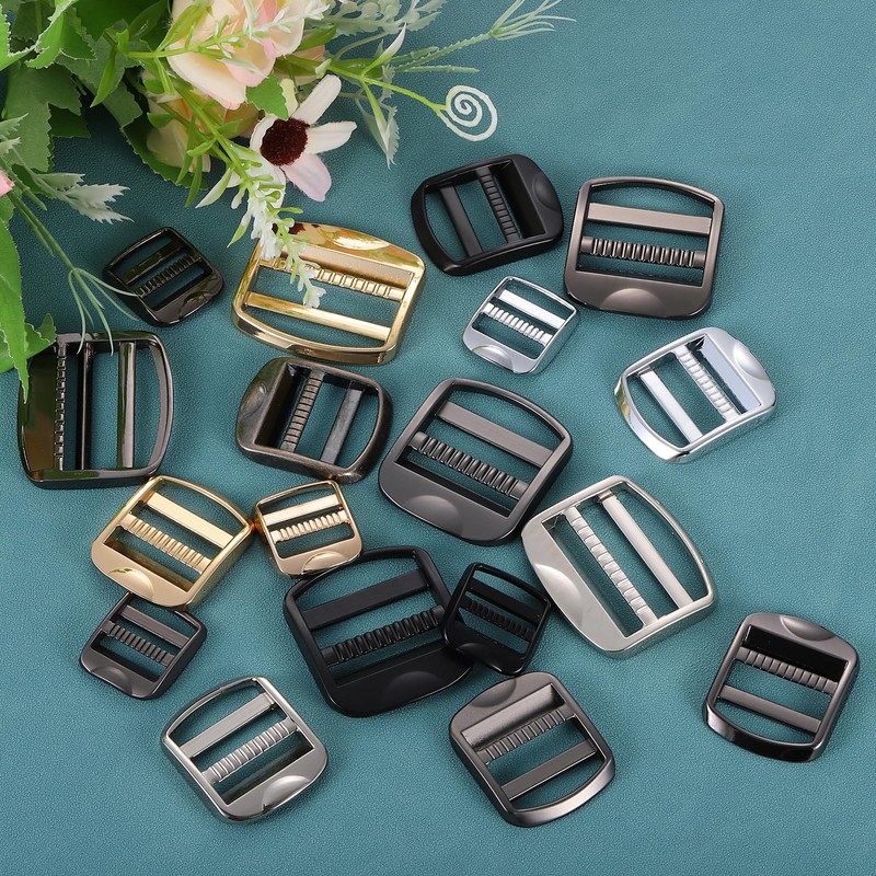 sourcing map Metal Ladder Lock Slider, 8Pcs 1 1/4" -