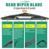 WINDSMILE 24" 24" 10" Windshield Wiper Blades Replacement for Toyota