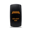 CH4x4 Rocker Switch Led Light Bar Symbol - Amber LED