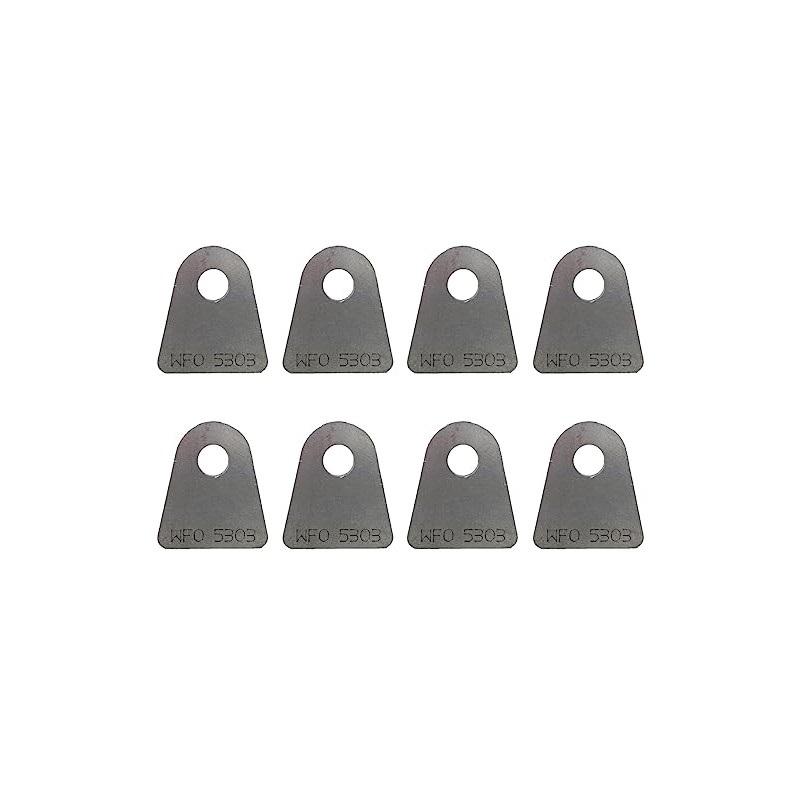 WFO Concepts Fabricator Shock Mount Tab, Flat Bottom, Laser Cut,