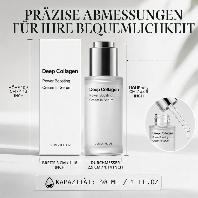 Maison Deep Collagen Serum, Deep Collagen Maison Cosmetics, Collagen Peptides