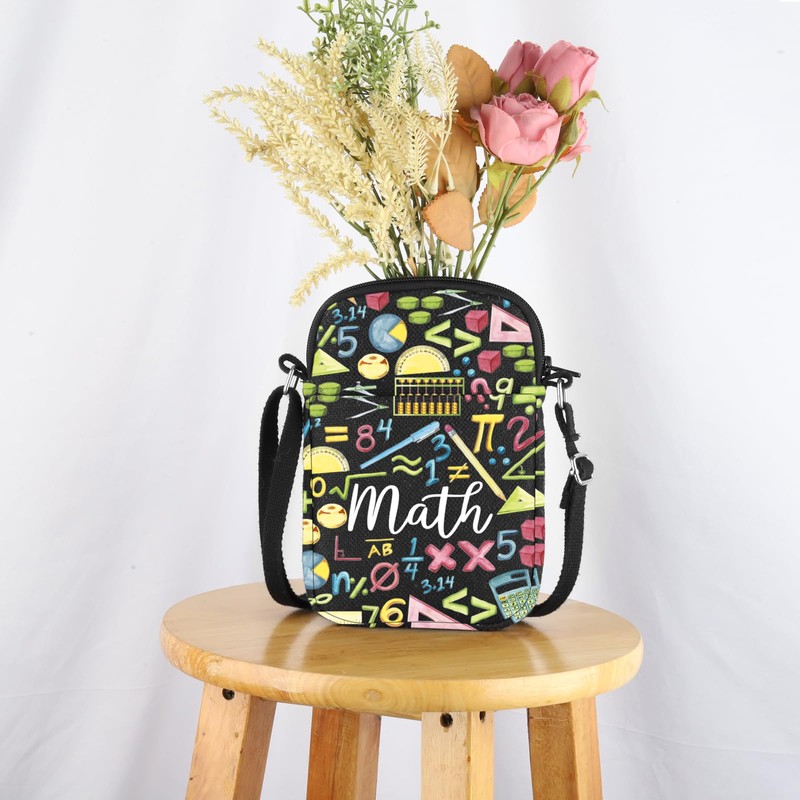 UJIMS Math Teacher Appreciation Gift Math Lover Crossbody Bag Mathematical