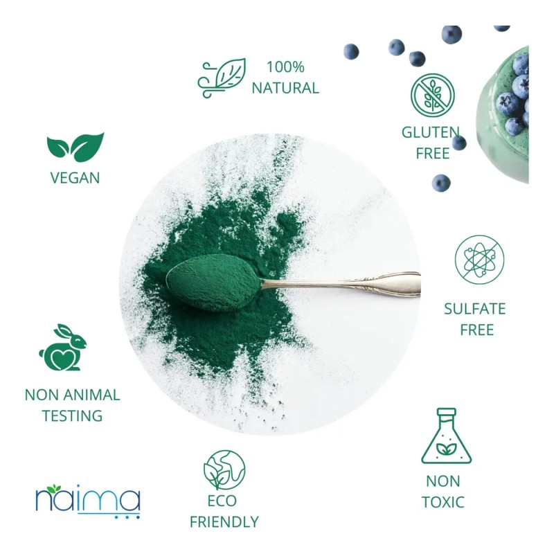 Alga Espirulina Polvo 500 Gramos Pura