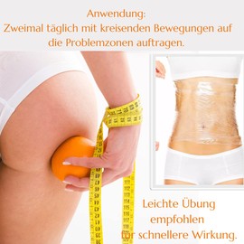 green idea - Cinnamon Gel with Cinnamon Essential Oil - Anti-Cellulite Massage Gel - Power Formula for Orange Peel and Cellulite - 250ml