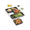 HIC Kitchen Non-Stick Sheet Pan Dividers, European-Grade Silicone, 8-Pieces, Fits
