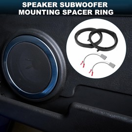 TUCKBOLD Speaker Spacer Ring Tweeter Speaker Spacer Adapter for Toyota RAV4 2001-2011 Waterproof Black 2 Set