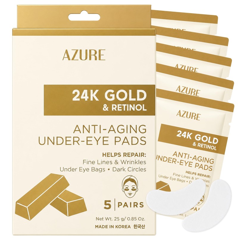 AZURE - Parches antienvejecimiento para debajo de los ojos de