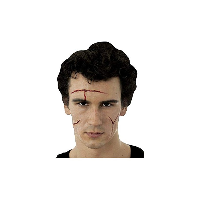 Horror-Shop 3-teiliges Schnittwunden Set als Latexapplikation