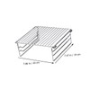 Kisangel Barbecue Warming Rack Raised Grill Rack Bbq Stainless Steel
